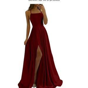 Burgundy Prom Dress